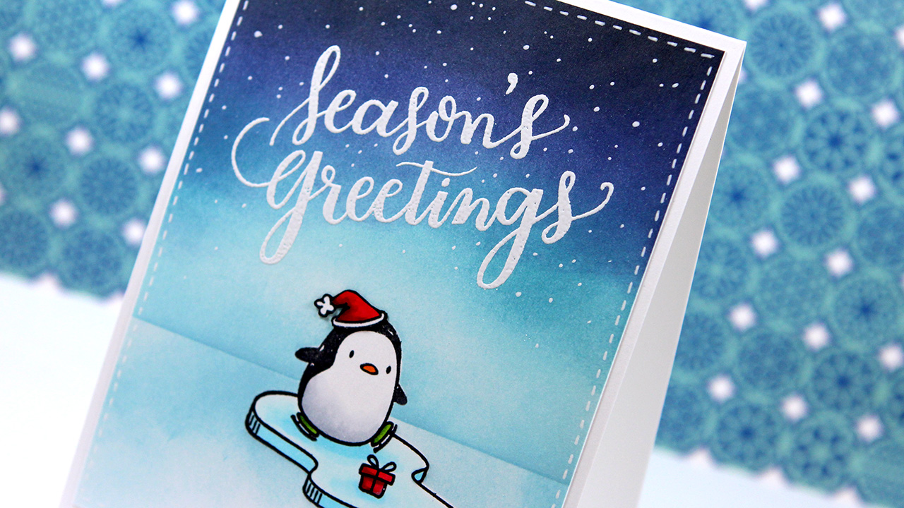 Holiday Card Series 2014 – Day 5 + Mama Elephant Stampede