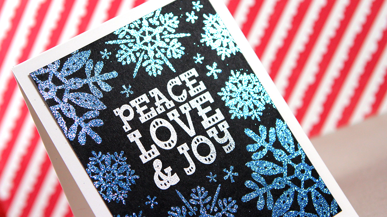 Holiday Card Series 2014 – Day 7 + Wow Embossing Powder GIVEAWAY!