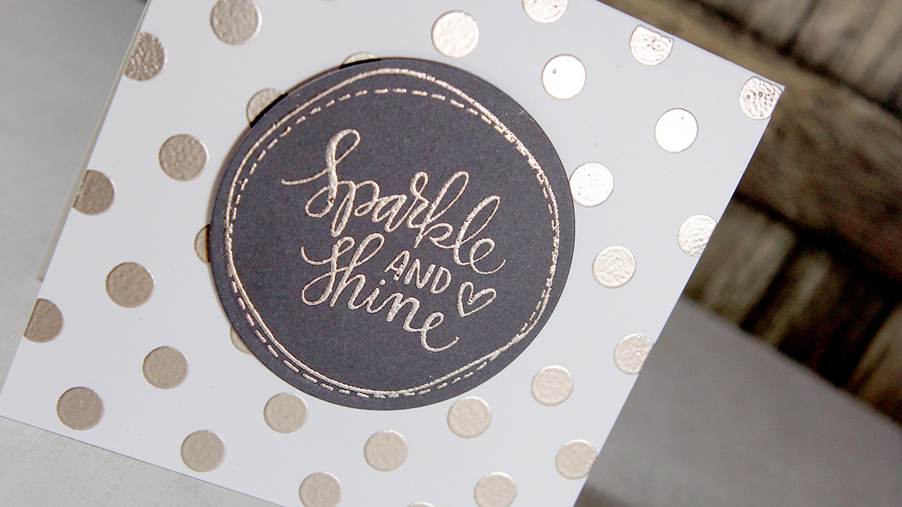 How to Heat Emboss (Simon December 2014 Card Kit Blog Hop)