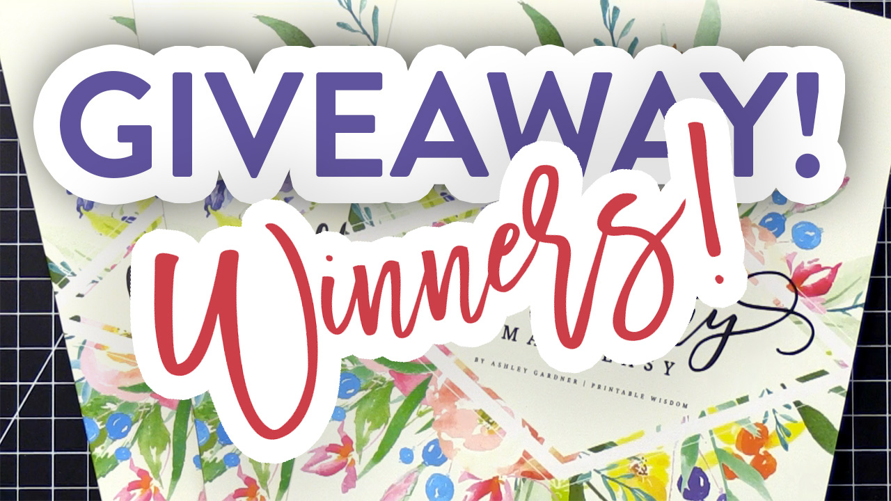 Calligraphy Made Easy Giveaway WINNERS!