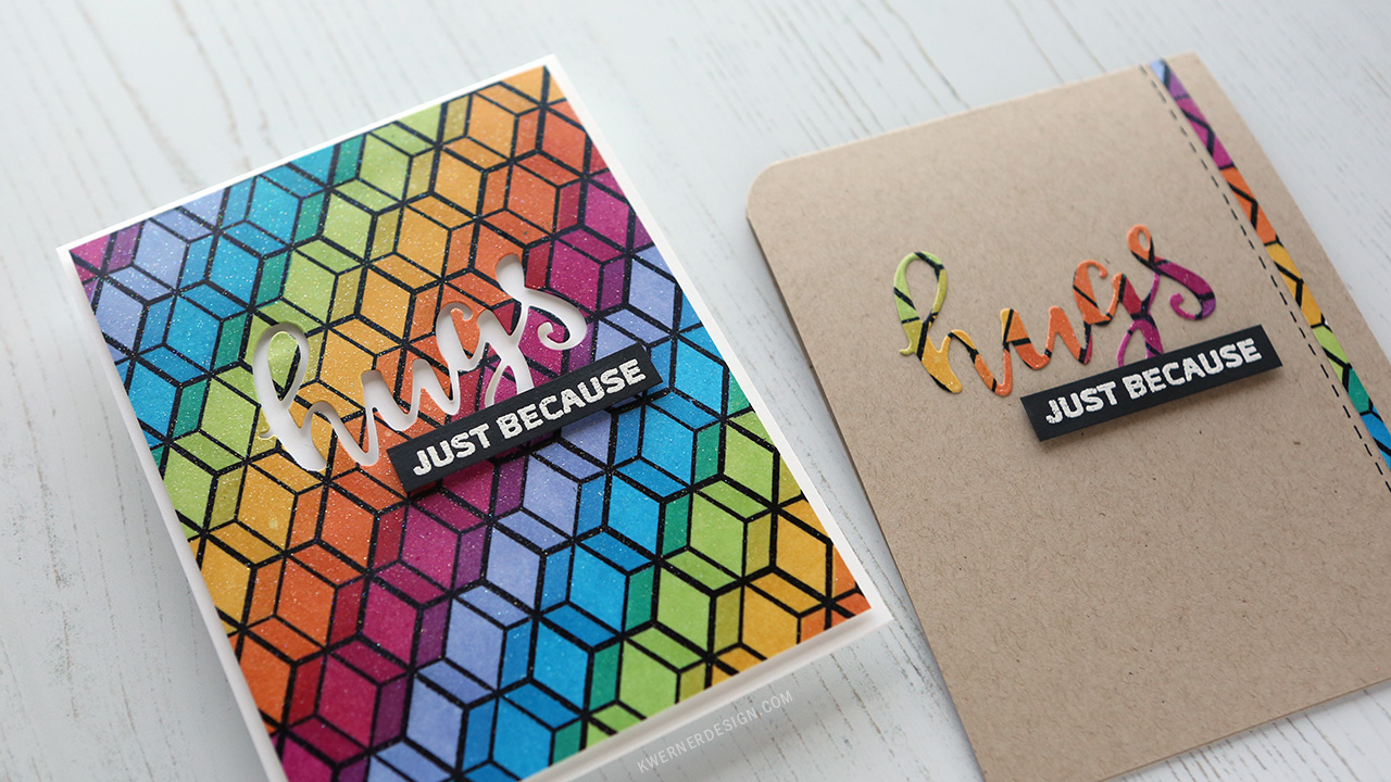 Create Your Own Rainbow Patterned Paper