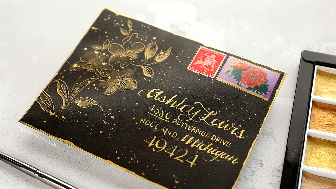 Monthly Mail Art – STAMPtember® Exclusive Stamps from Altenew