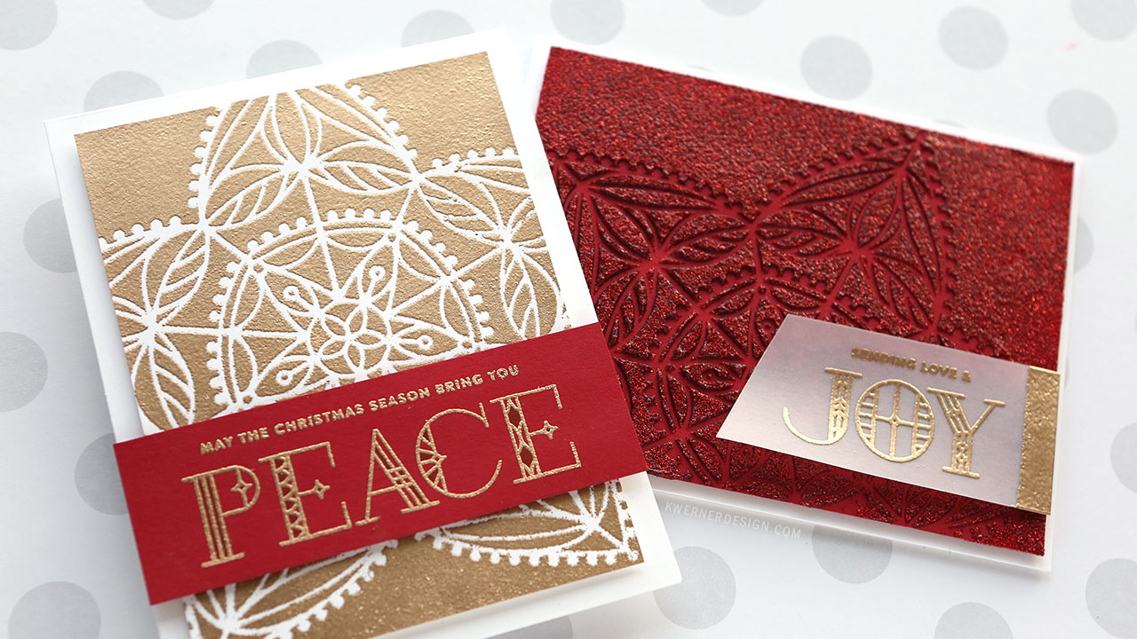 2 Types of Stencil Embossing – NEW Holiday Release from Simon Says Stamp