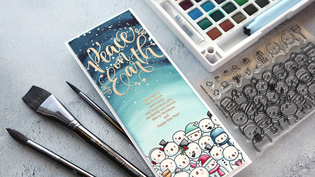 Holiday Card Series 2017 – Day 1 – Winter Starry Sky