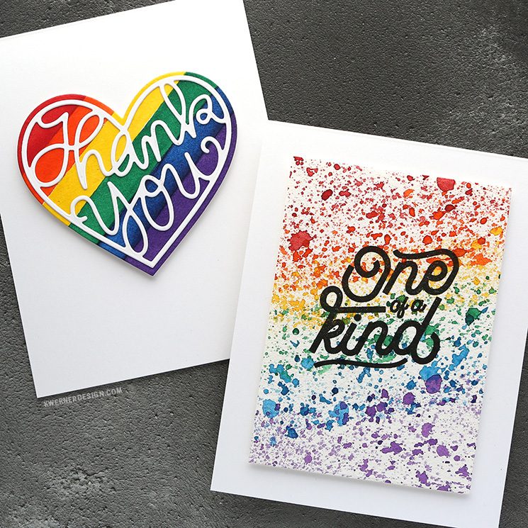 EASY Watercolor Rainbow Backgrounds - Make a Card Monday #279