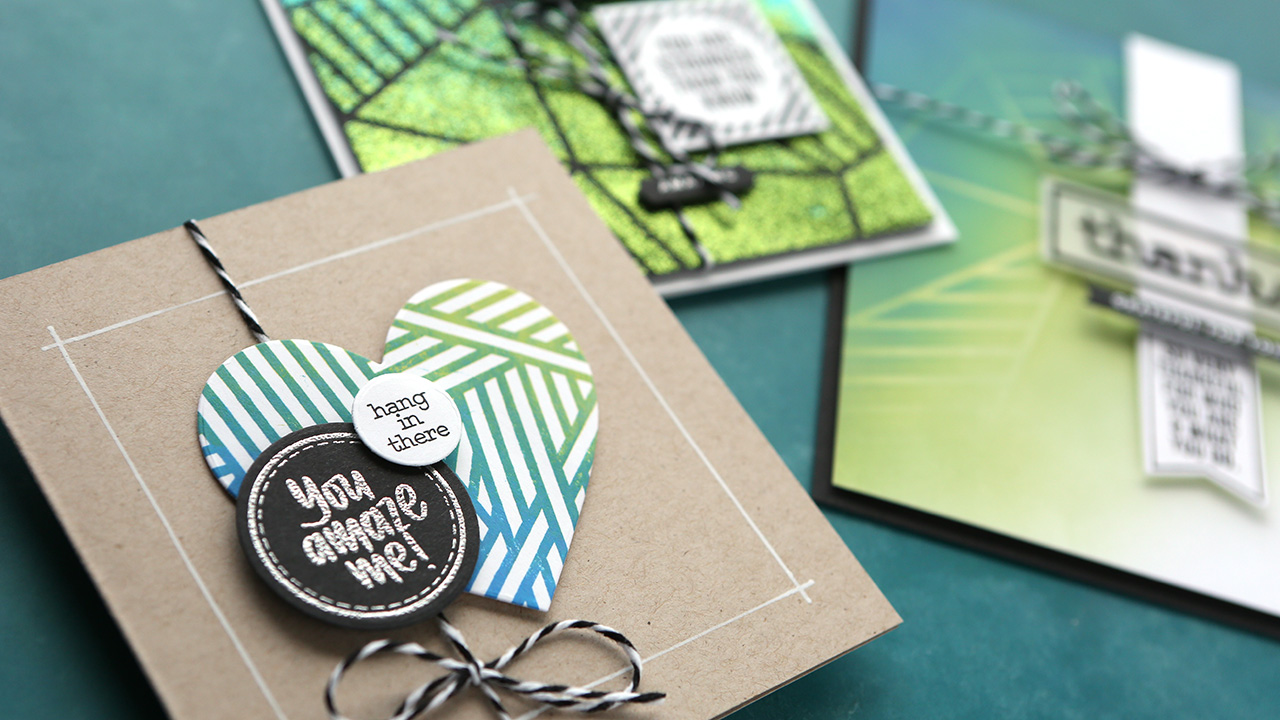 Card Greeting Groups (NEW Simon stamps, dies, & stencil)