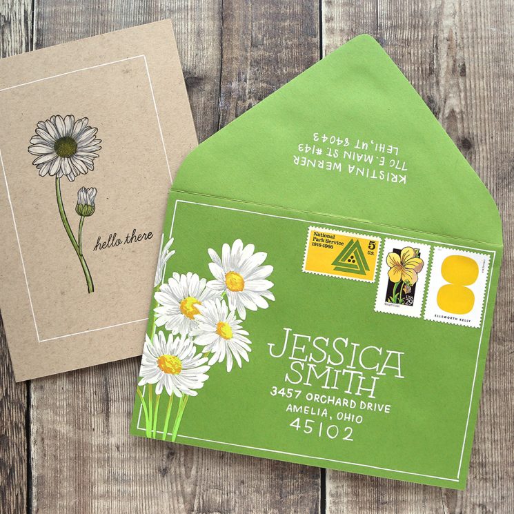 Painting with Gouache - Mail Art - Make a Card Monday #283