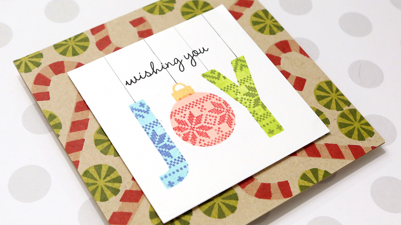 Holiday Card Series 2019 – Day 5 – Stamp Kissing Technique