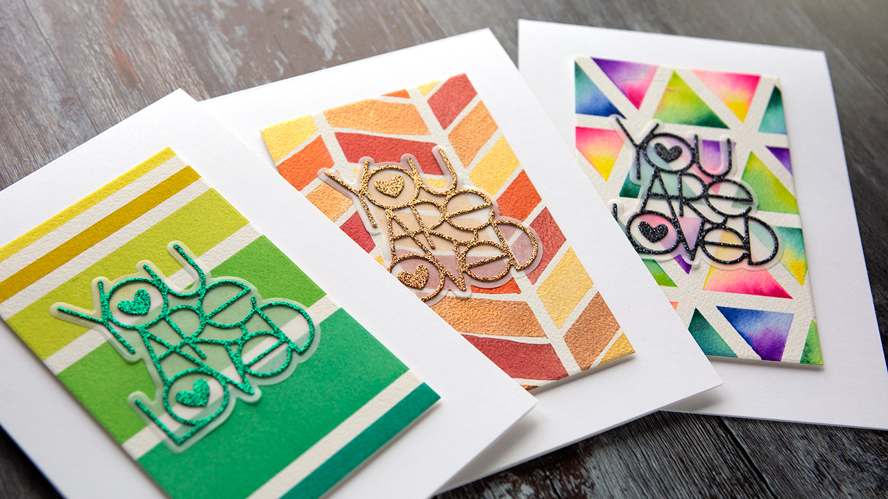 SO EASY! 3 Masking Tape Patterns for Watercolor! – K Werner Design