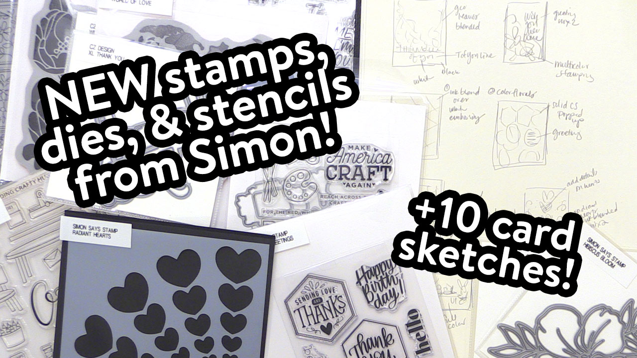 BRAND NEW Simon Release + 10 card sketches!