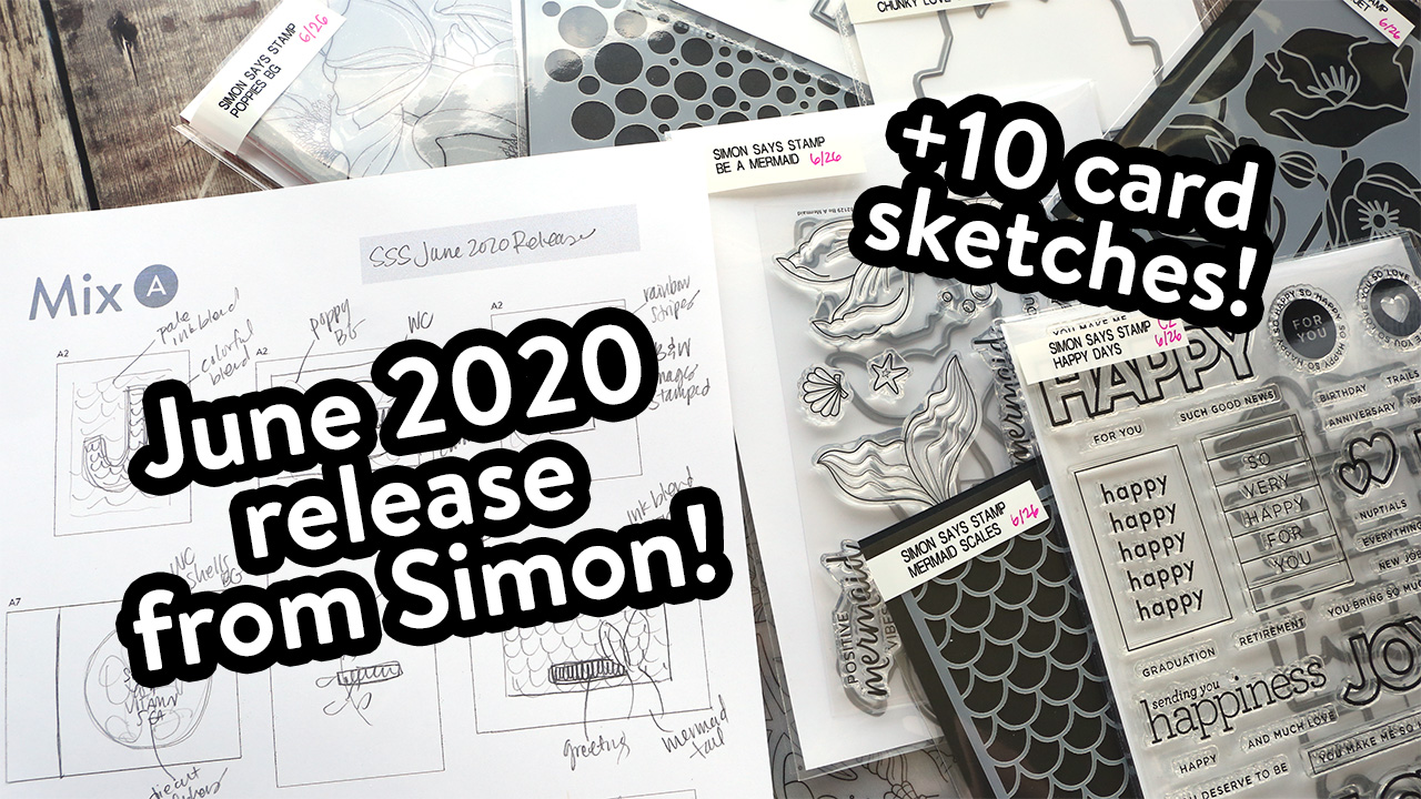 SKETCHING CARD IDEAS! New stamps & dies from Simon!