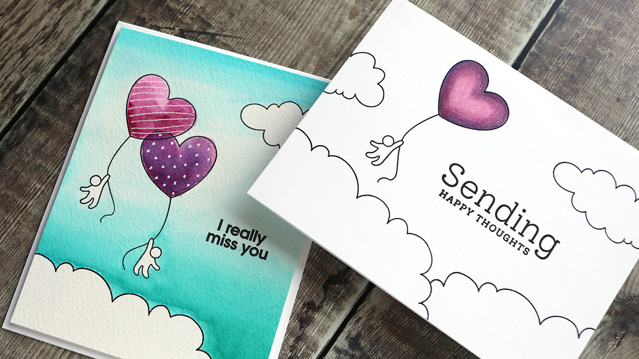 How to Create Stamped Scene Cards with the September 2020 Card Kit
