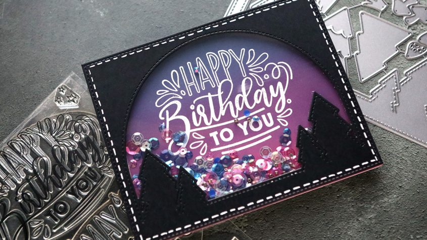 LIVE REPLAY – Ink Blended Shaker Card