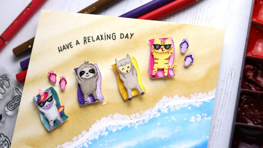 LIVE REPLAY – Watercolor Beach & No-Line Critters