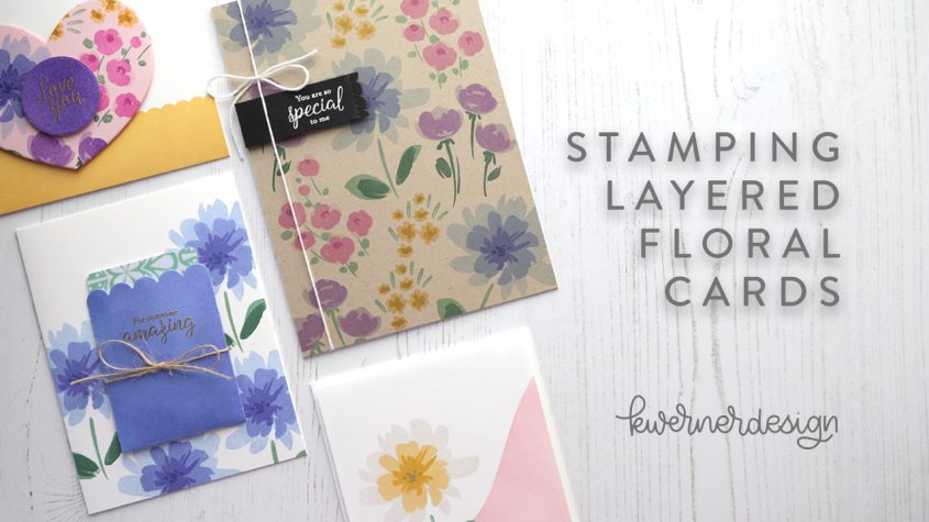 Stamping Tips for Four Colorful Cards with Floral Layering Stamps